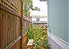 Outdoor shower area.