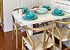 Dining seating for 4.
