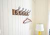 Detail - hanging hooks in queen bedroom.