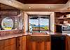 Large window with view of Hanalei Bay makes doing the dishes less of a chore