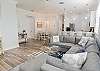 Open concept floor plan