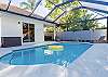 Private heated pool