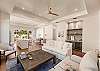 Professionally decorated living room