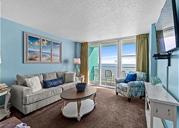 Seaside Resort 1105 - Oceanfront - Crescent Beach Section, a Vacation Rental in Myrtle Beach