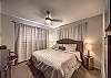 Master Bedroom with a King Sized bed! 