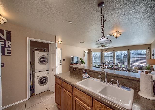 Kitchen with Access to the Washer and Dryer! 