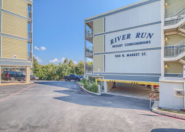 Entrance to River Run Condominiums! 