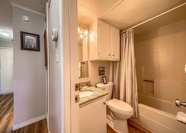 2nd Full Bathroom with a Tub and Shower Combo. 