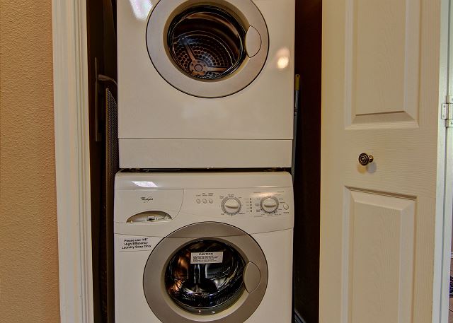 convenient washer and dryer!