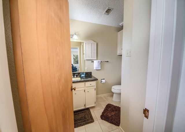 Upstairs Master bathroom with walk in shower