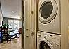 A washer/dryer to add to the comfort of your stay!