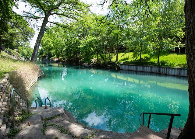 Step into the Comal River!!