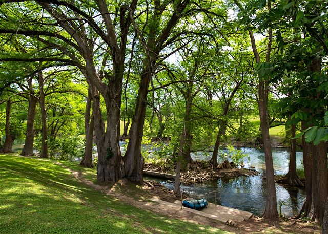 Entrance to the Guadalupe River.