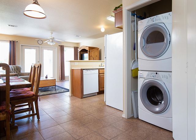 Convenient stack-able washer and dryer!