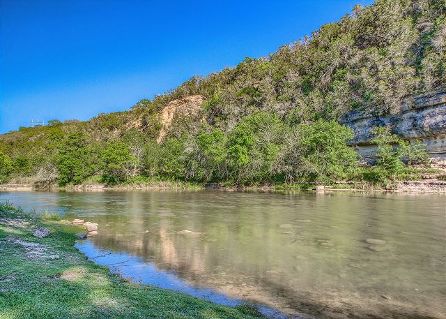 Great views of the Guadalupe River. 