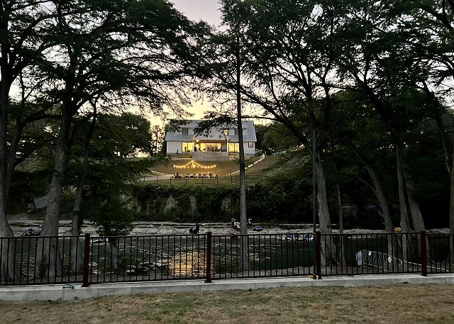 View of the house from Whitewater Amphitheater 