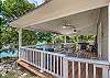 Spacious covered patio!