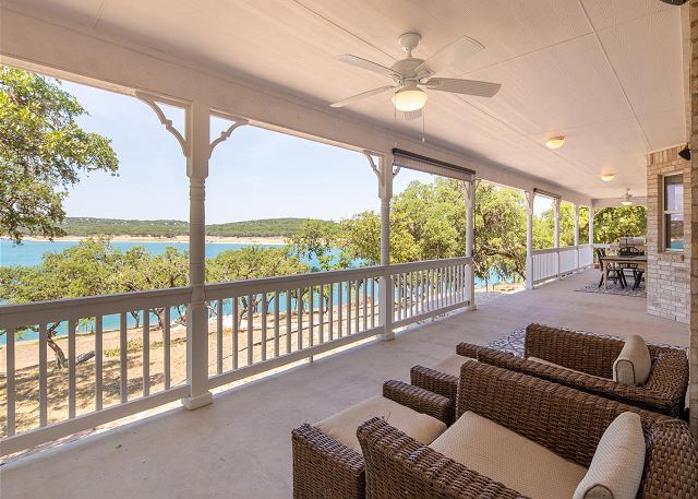 Spend your afternoons on the spacious porch with roll down solar shades and let your cares float away! 