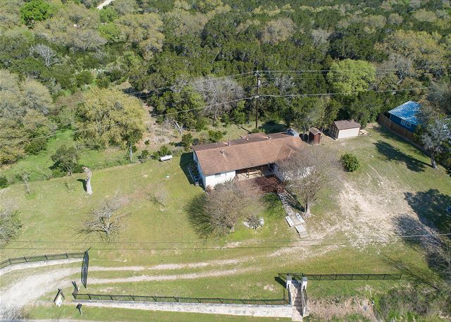Home sits on a 1/2 acre of fenced in land giving privacy and plenty of room for outdoor activities.