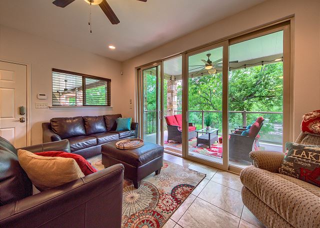Beautiful views from your cozy living room!