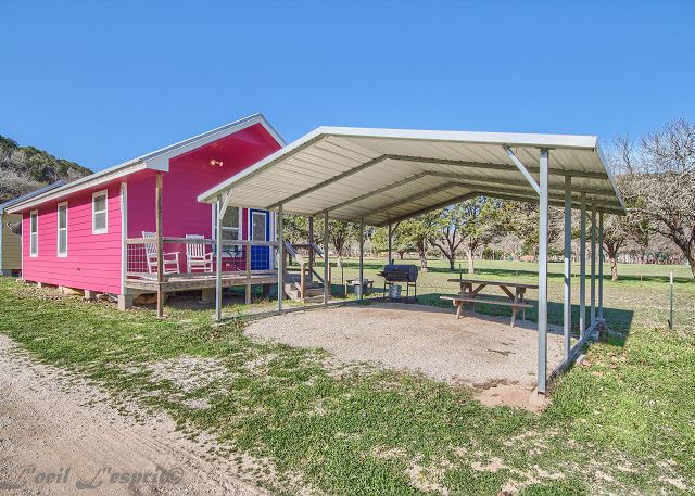  Newly constructed quaint cabins located on River Road between the 2nd and 3rd Guadalupe River crossings 