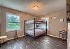 Wonderful queen size bunk beds. Located in the 3rd bedroom. 