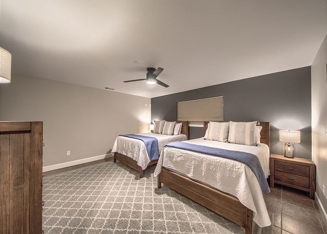 Master Bedroom with 2 Queen Sized Beds! 