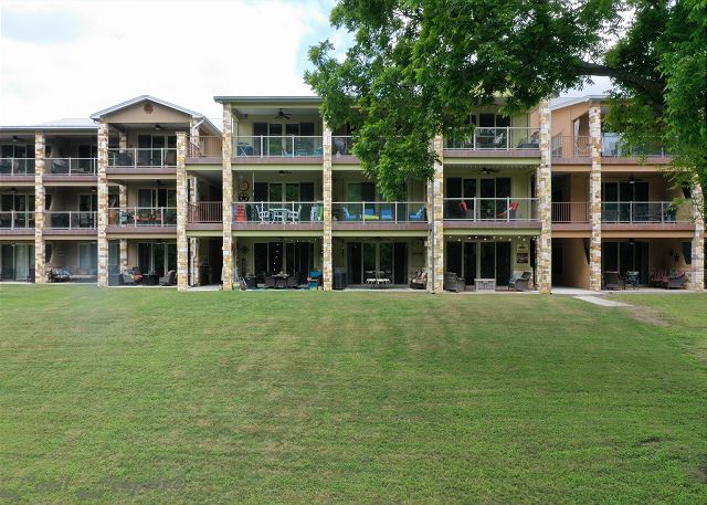 View of the Condos from the River Access! 