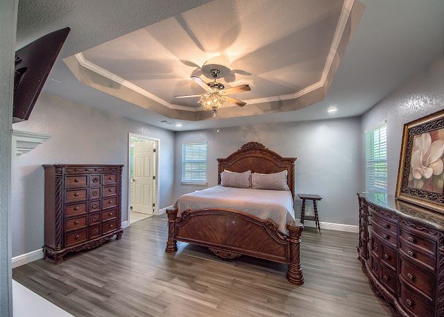 Master Bedroom with a King Size Bed