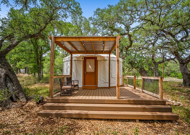 Texas Yurt Haus: 1/1 that sleeps 2 guests! 