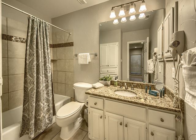 Second Bathroom with a tub/shower combo! 