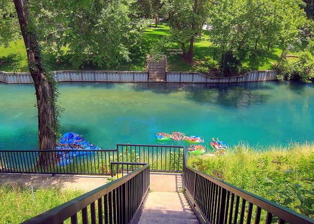 Comal River Access.