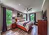 Second master with king bed