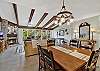 Spacious living and dining areas