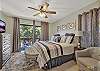 Master with a king bed