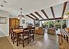 Spacious living dining area
