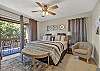 Master with a king bed