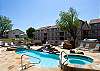 This complex has 2 stunning pools and 4 hot tubs! 