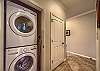Stackable washer and dryer for guest use! 