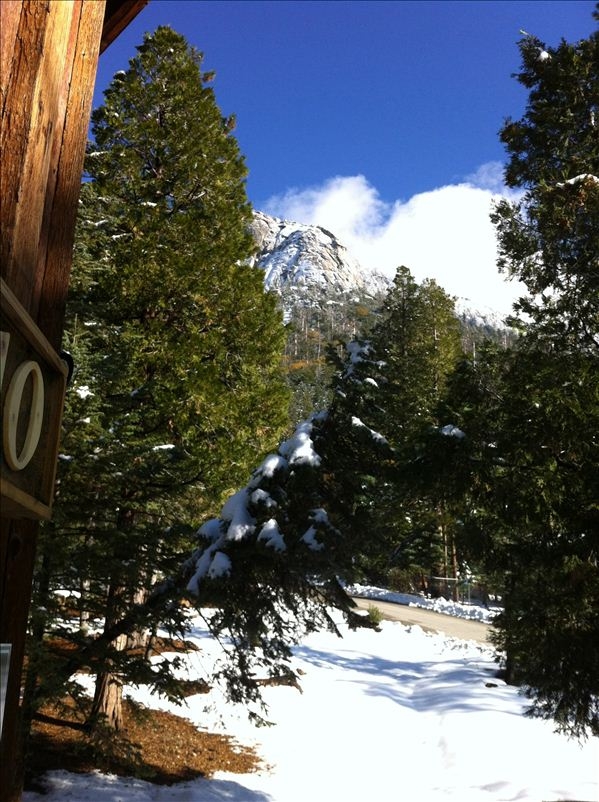 Outside View of Lily Rock in the snow -Original