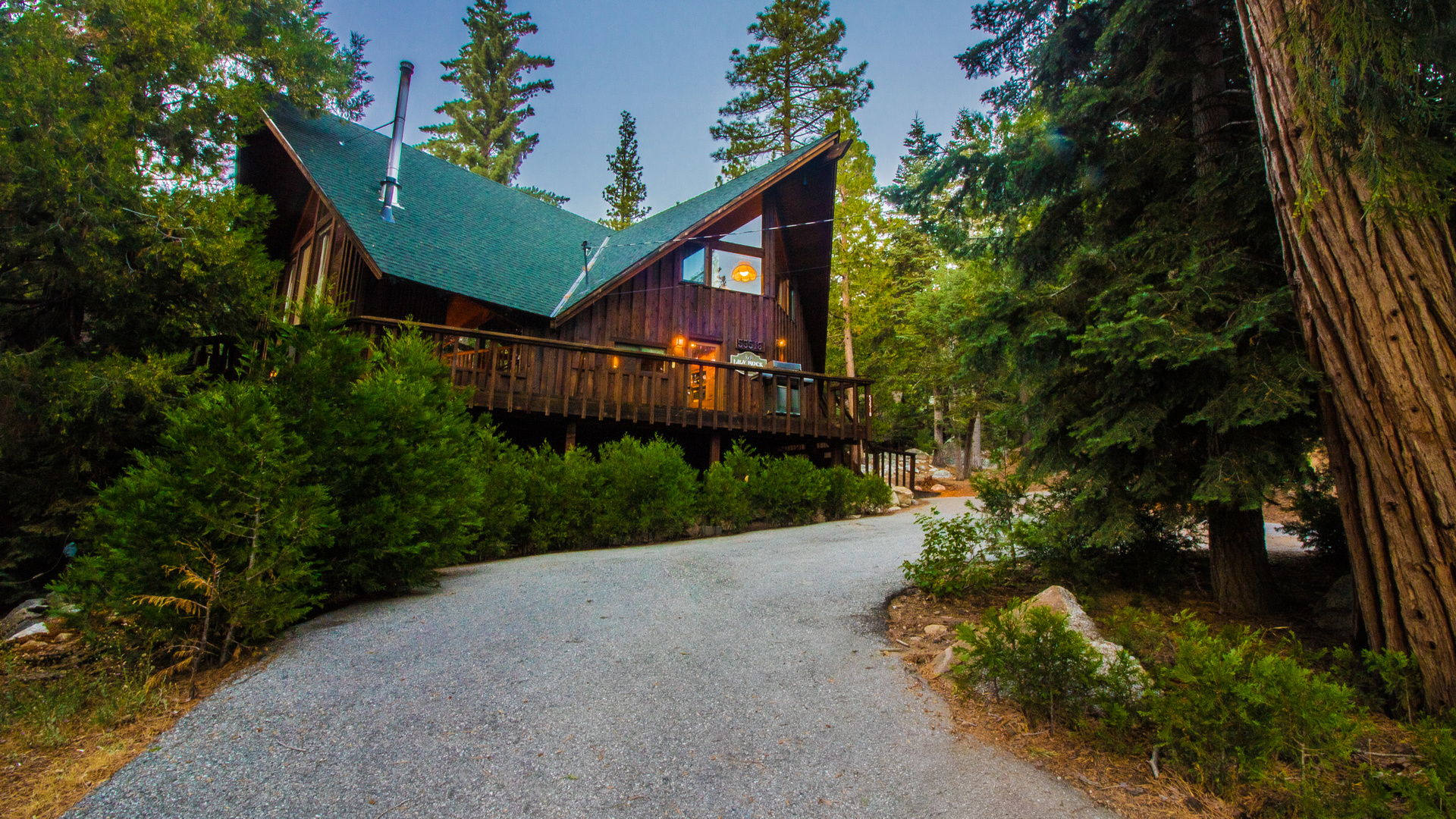 Exterior of the lodge.-Original