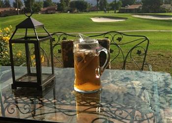 After a few rounds of golf sit back & relax with a nice cup of s
