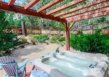 Gaze at the stars while enjoying the spa