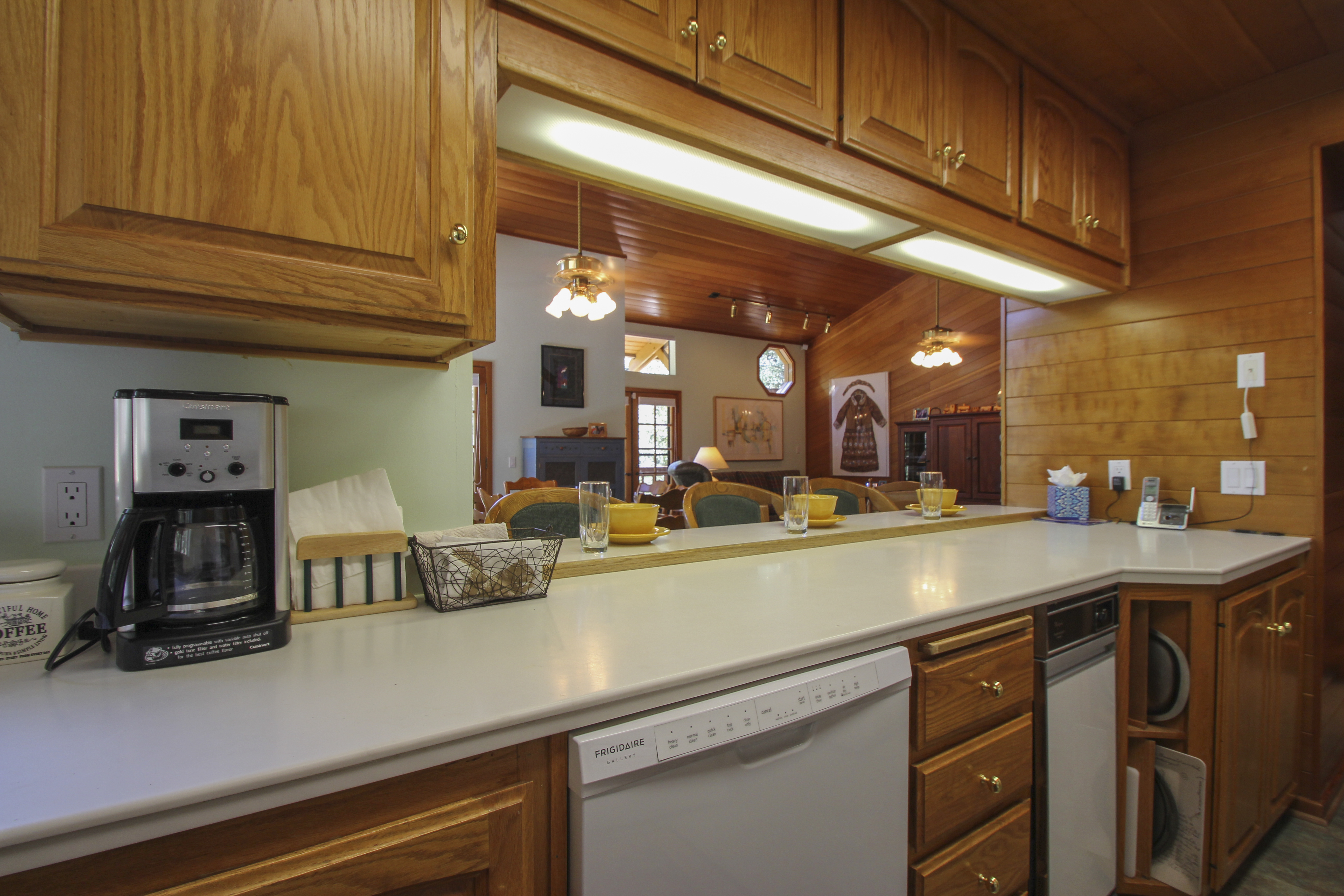 Kitchen has little breakfast nook. Perfect for a quick bite befo-Original