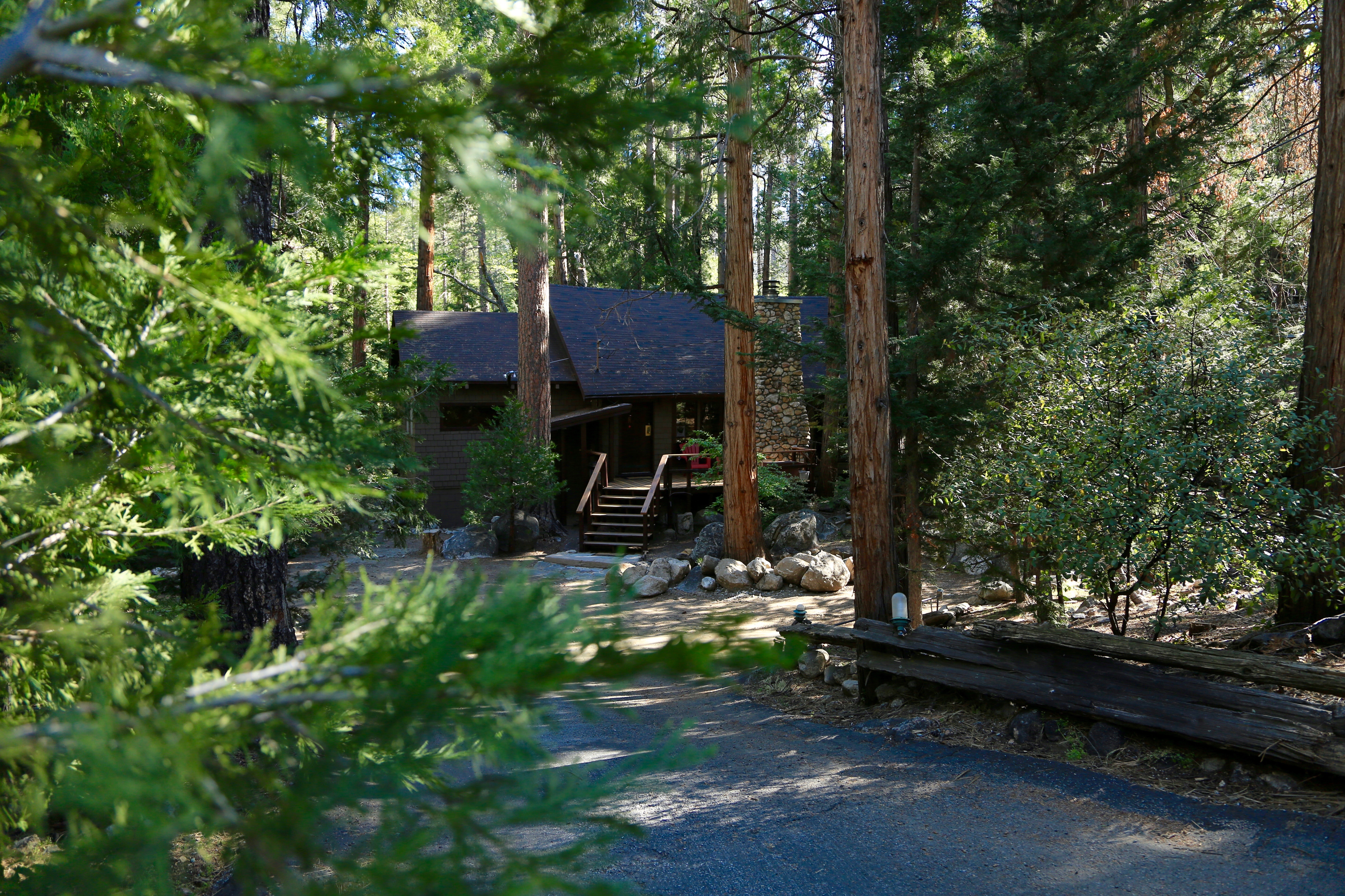 Hidden Heaven is nestled in the pines on a 1/2 acre lot   -Original