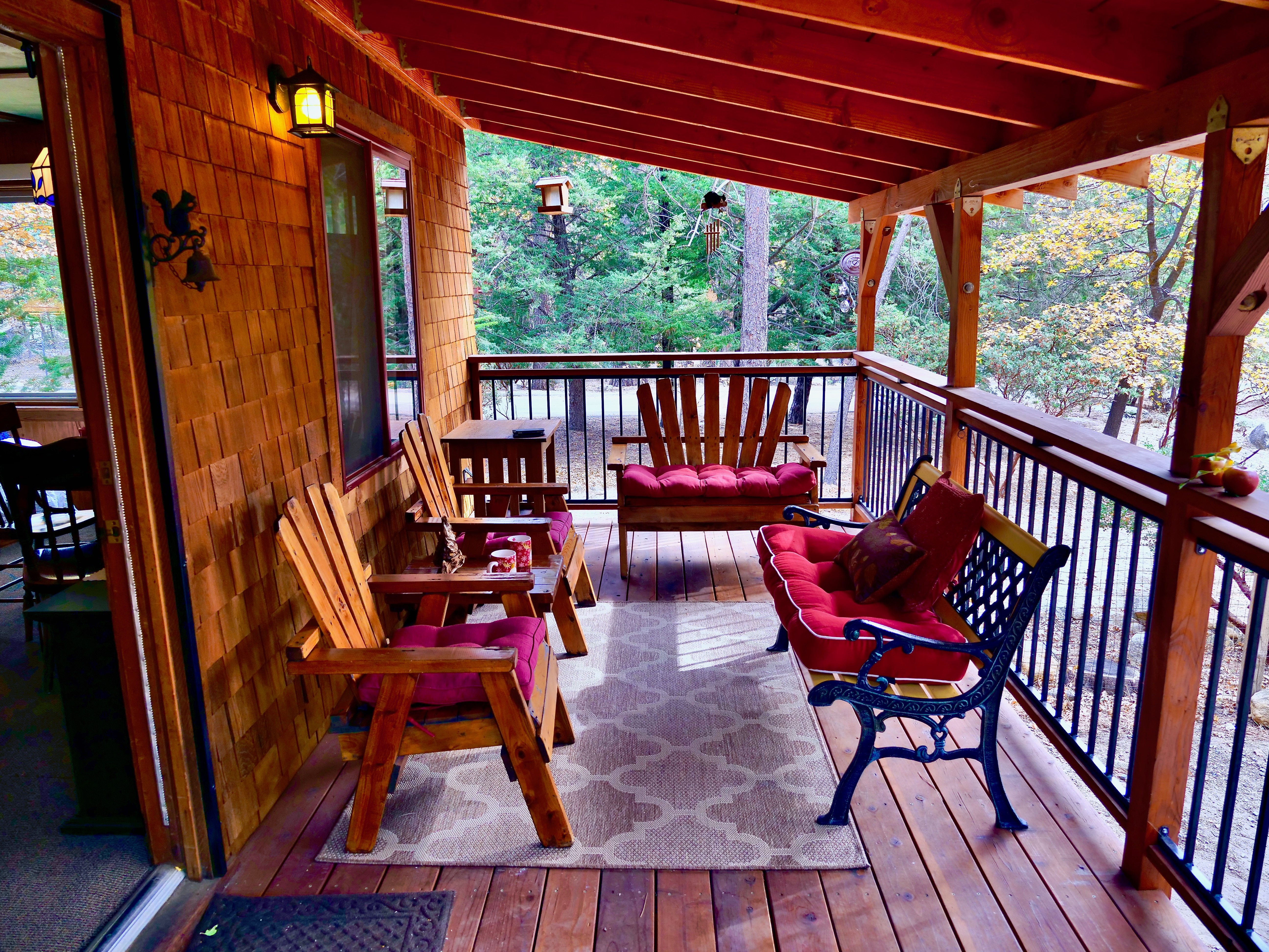 Deck with plenty of outdoor seating.-Original