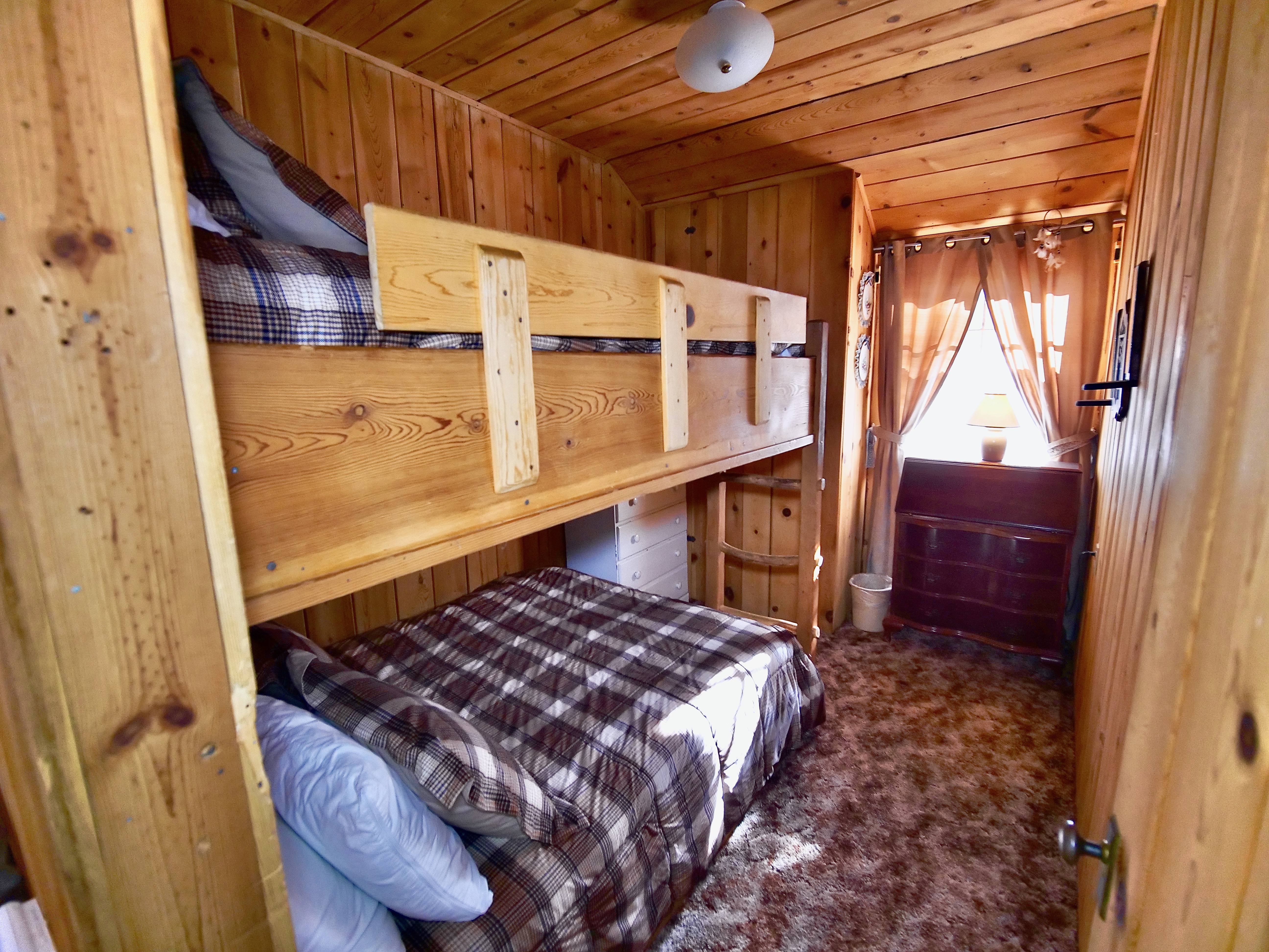 2nd bedroom with queen bunk beds.-Original