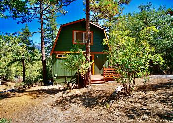 Home is nestled in the pines.