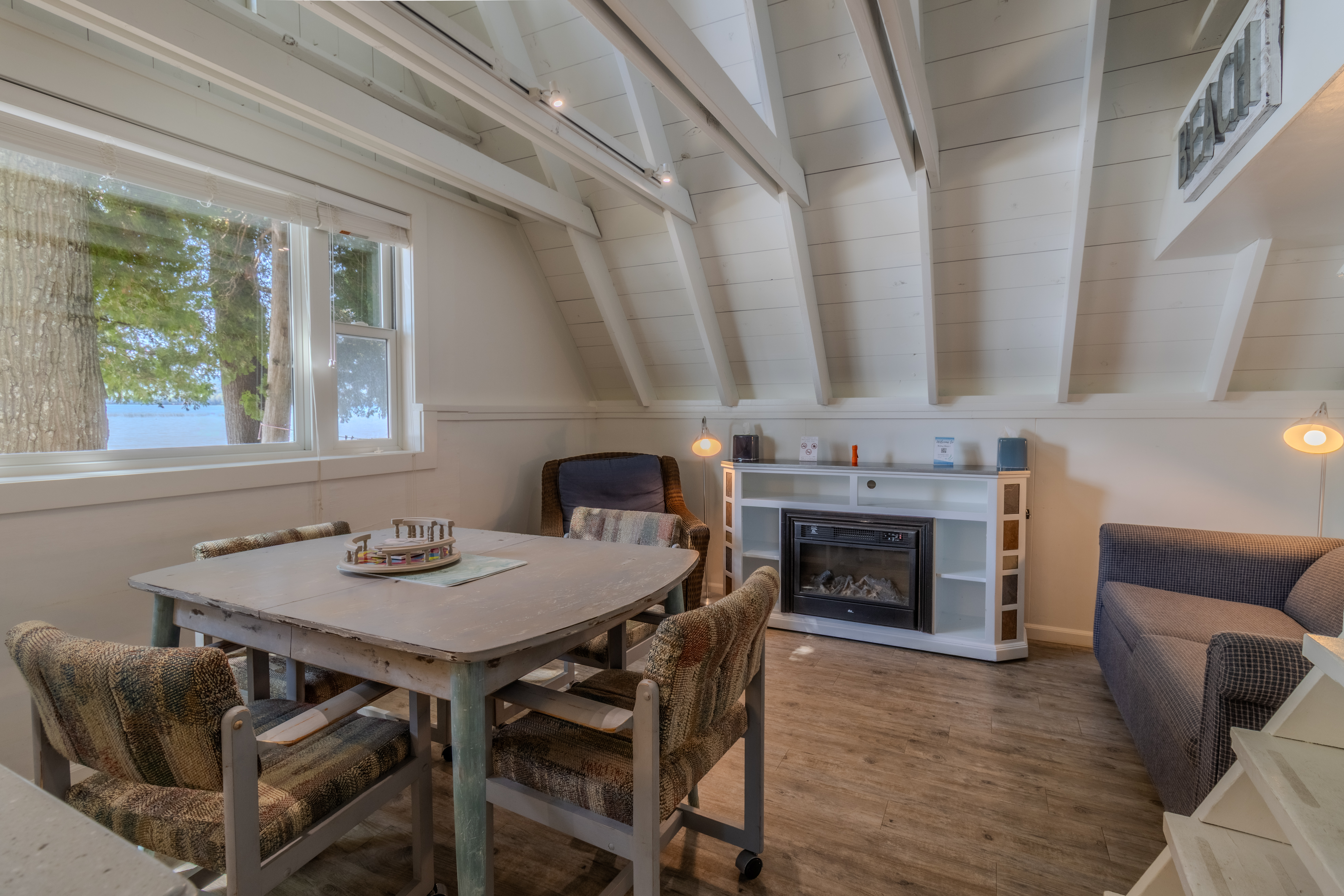 Dining and living room