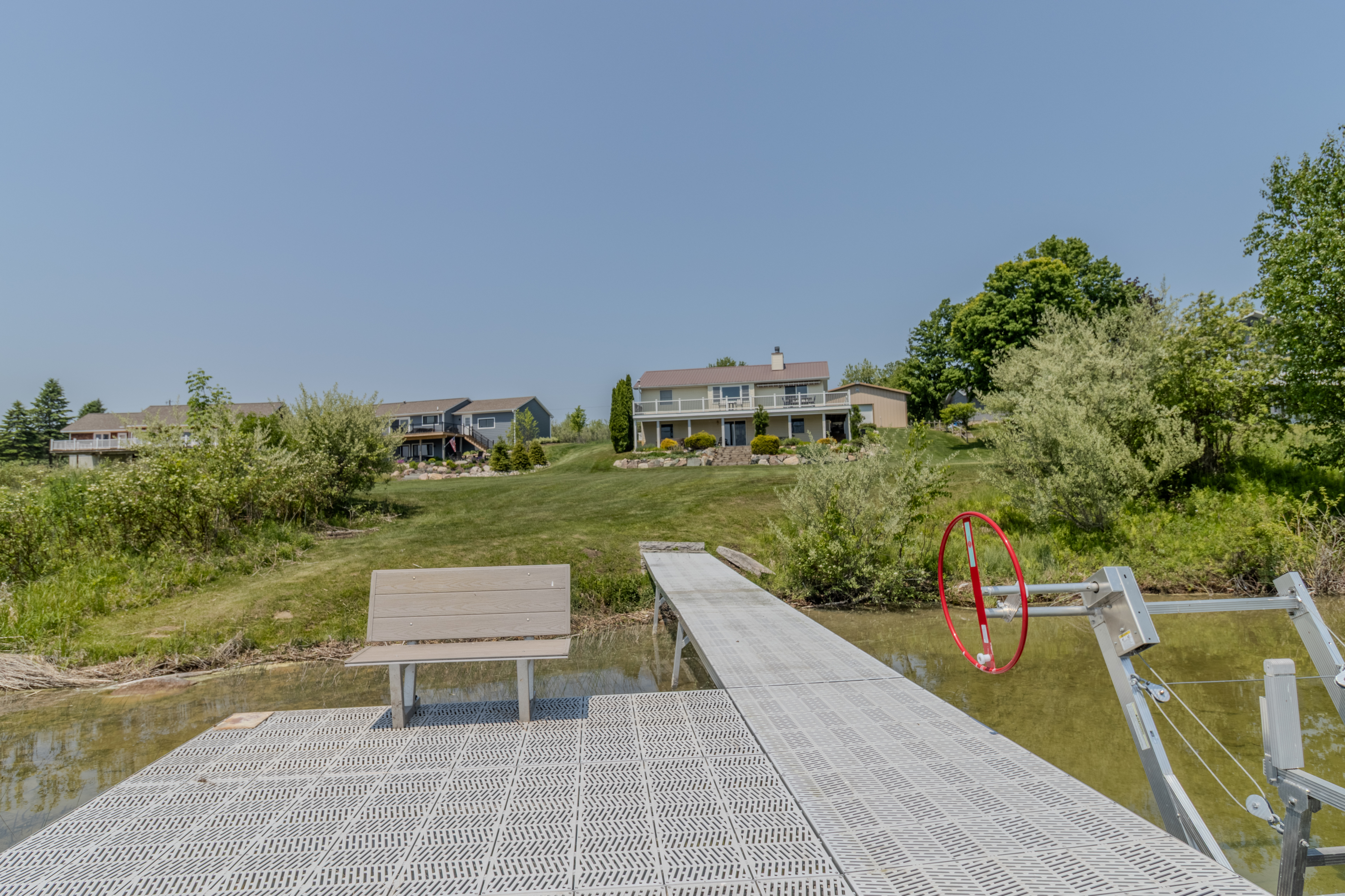 Dock Facing the House
